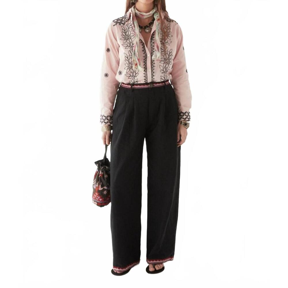 NEW MAISON HOTEL lolo trousers in deep sea